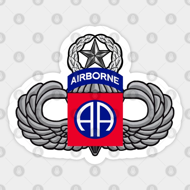 82nd Airborne Jump Master Sticker by Trent Tides